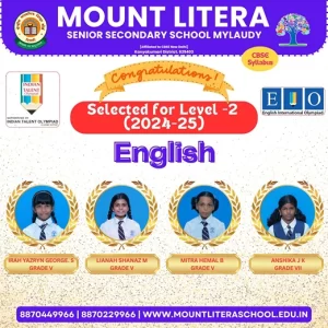 Read more about the article SELECTED FOR LEVEL 2